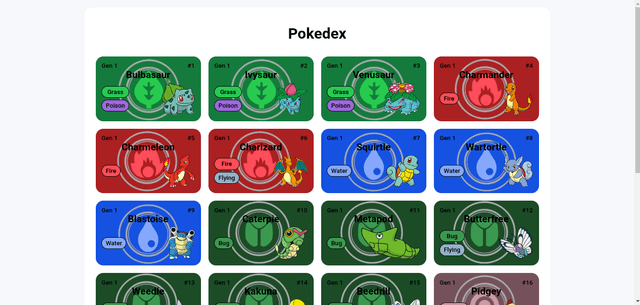 Imagem do projeto Pokedex